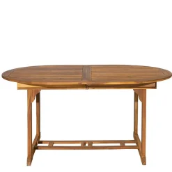 Akazie Gartengruppe mit Tisch oval - Egina (vierteilig)