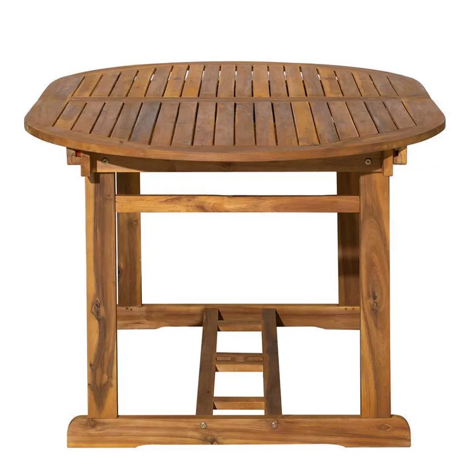 Akazie Gartengruppe mit Tisch oval - Egina (vierteilig)