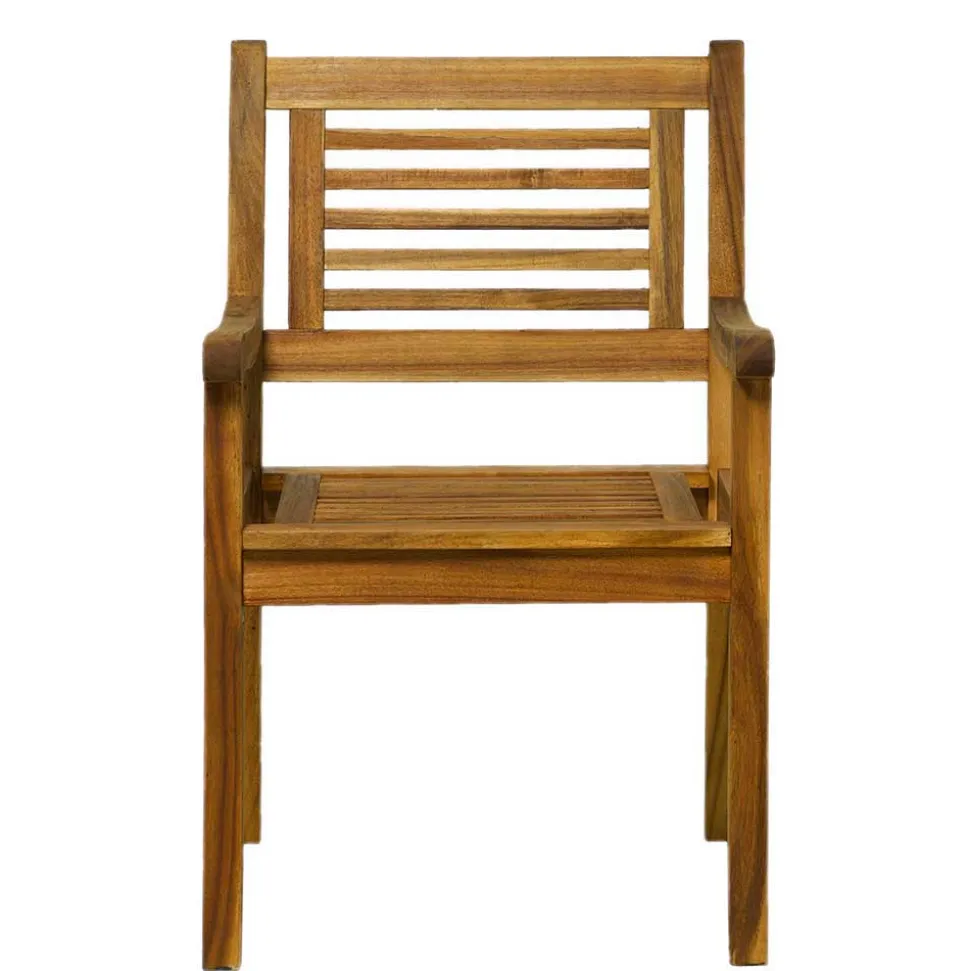 Akazie Gartengruppe mit Tisch oval - Egina (vierteilig)