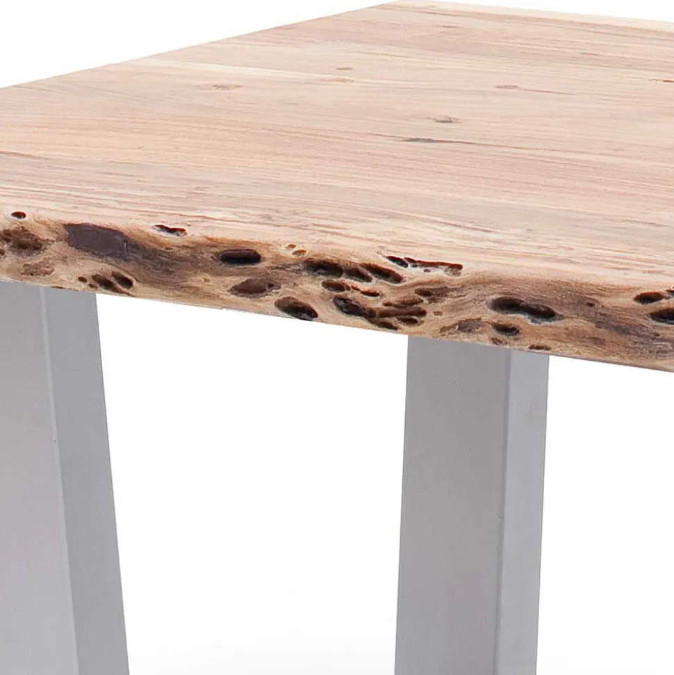 Akazie Sofatisch mit gewachsener Kante - Thoros