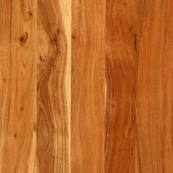 Akazie Sofatisch mit Schweizer Kante - Limona