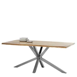 Akazie Tisch fürs Esszimmer mit Baumkante - Symonya