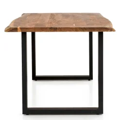 Akazien Esstisch mit Baumkanten - Rai