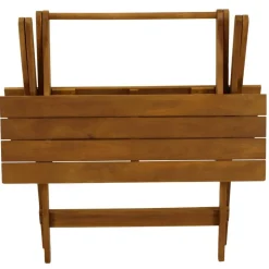 Akazienholz Klapptisch mit X Gestell - Flavios