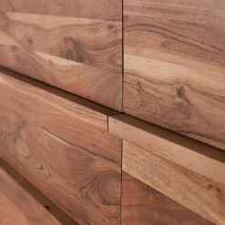 Akazienholz Sideboard mit sechs Schubladen - Vomano