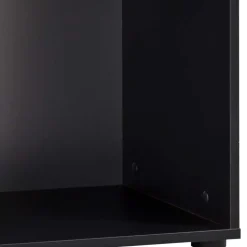 Aktenregal mit vier Fächern in Schwarz - Evasilica