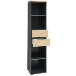 Aktenregal mit vier Fächern & zwei Schubladen - Kuetra