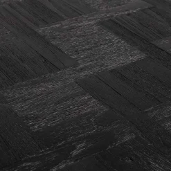 Altholz Beistelltisch aus Teak in Schwarz - Gagg