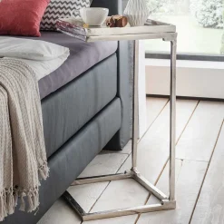 Alu Anstelltisch in Nickelfarben - Alagos