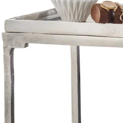 Alu Anstelltisch in Nickelfarben - Alagos