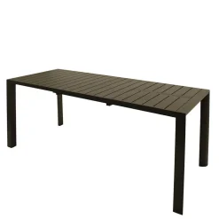 Alu Outdoortisch mit einer Einlegeplatte - Soria