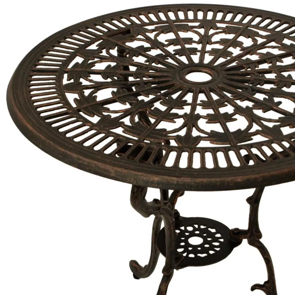 Aluguss Gartentisch in Bronze - Scotia