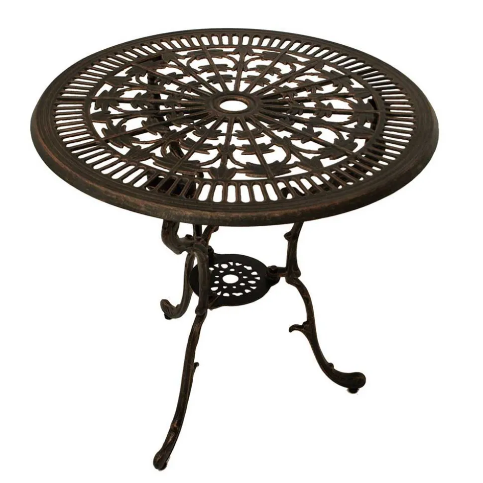 Aluguss Sitzgruppe für 4 Personen - Bluesa (fünfteilig)