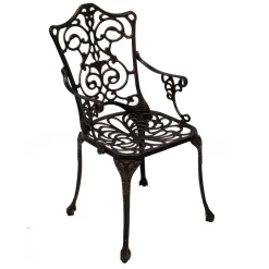 Aluguss Sitzgruppe für 4 Personen - Bluesa (fünfteilig)