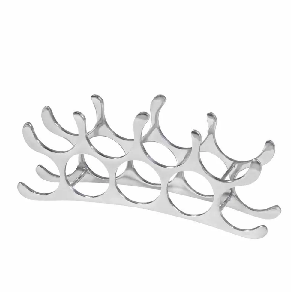 Aluminium Weinflaschenhalter Forca im Design modern