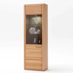 Anbauwand Athias aus Kernbuche (vierteilig)