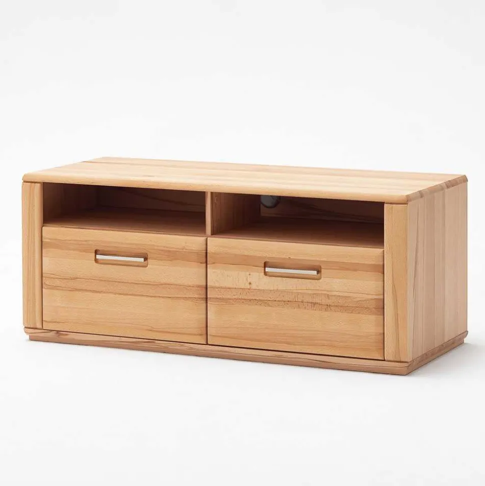 Anbauwand Athias aus Kernbuche (vierteilig)