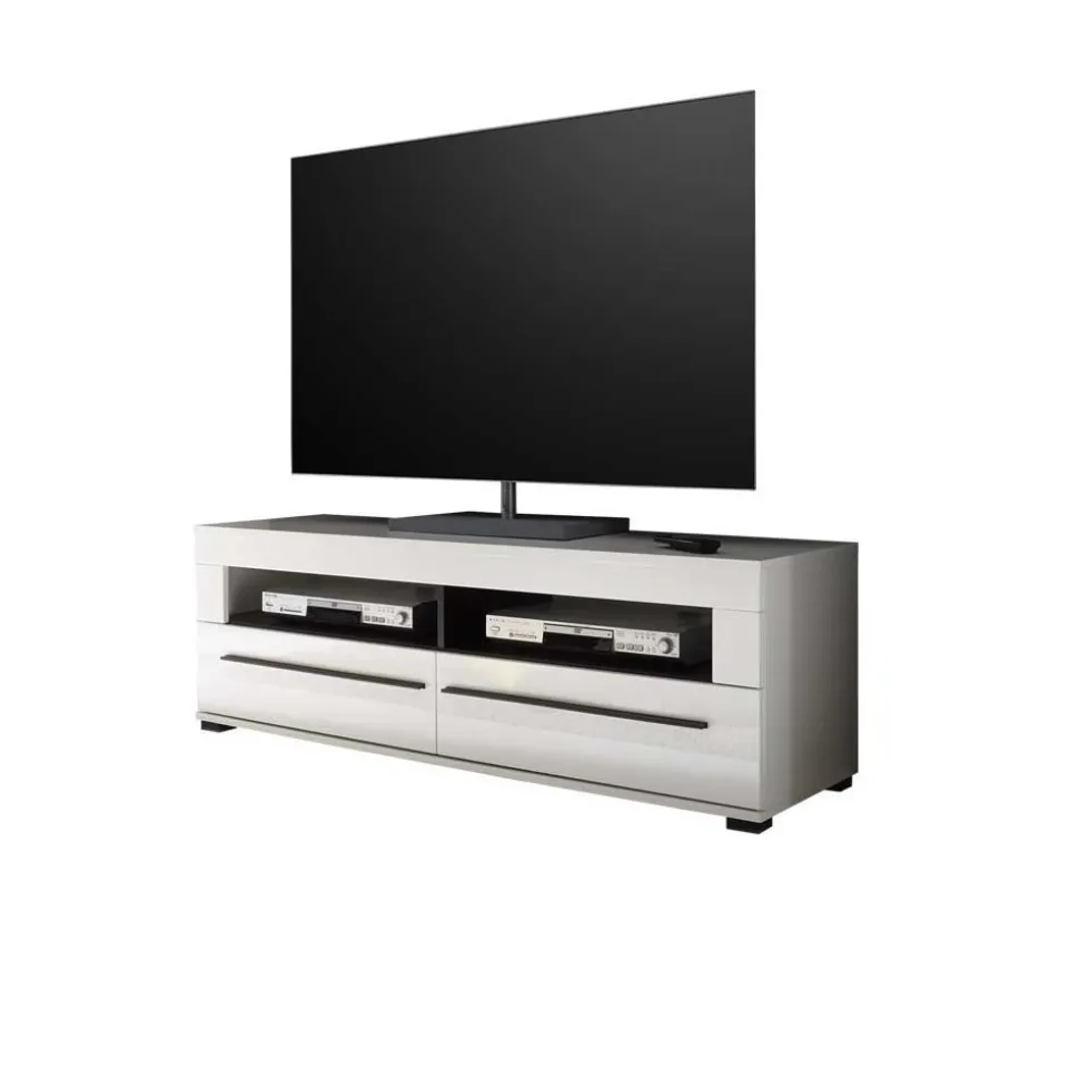 Anbauwand Jetongos in Weiß Hochglanz (vierteilig)