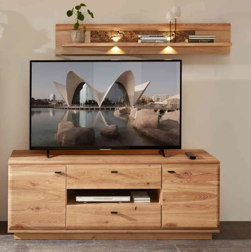 Anbauwand Möbel Kombination modern - Cassna (dreiteilig)