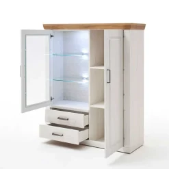 Anbauwand Set im Country Style - Samula (vierteilig)