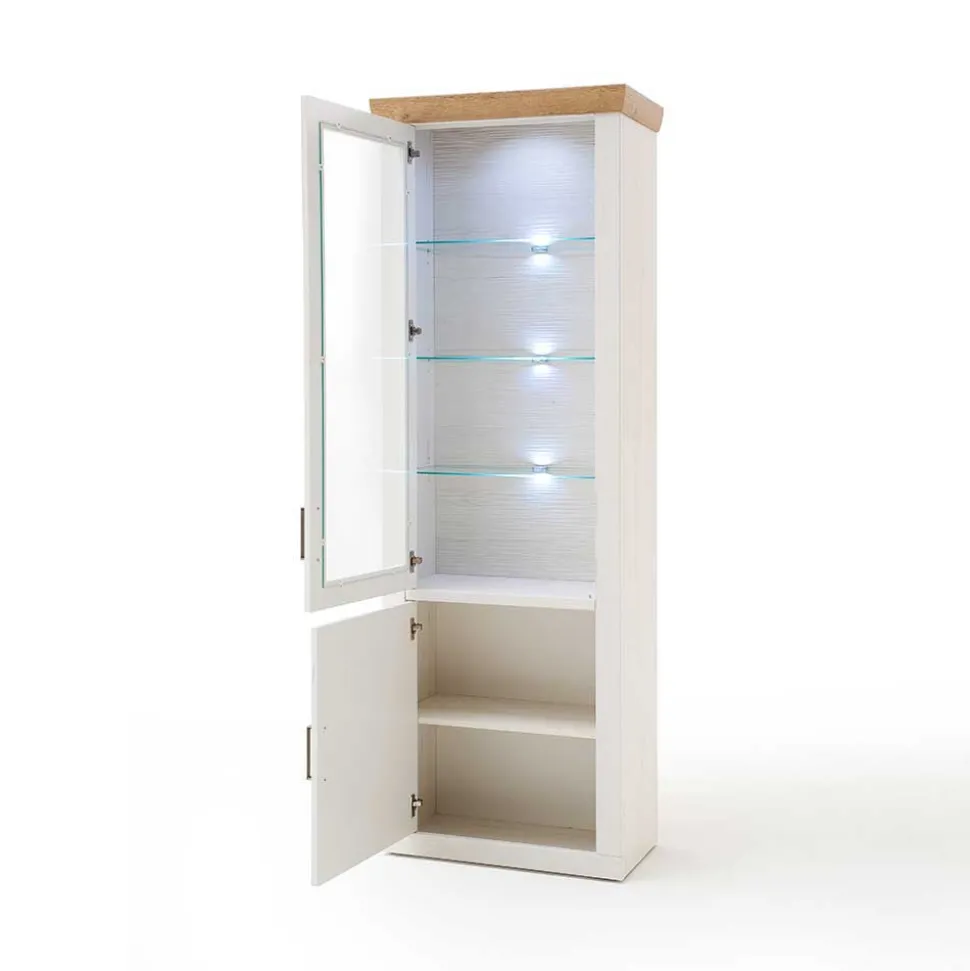 Anbauwand Set im Country Style - Samula (vierteilig)