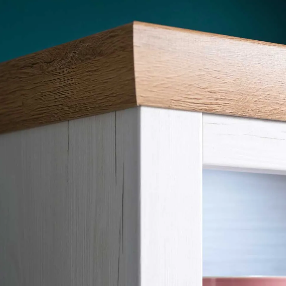 Anbauwand Set im Country Style - Samula (vierteilig)