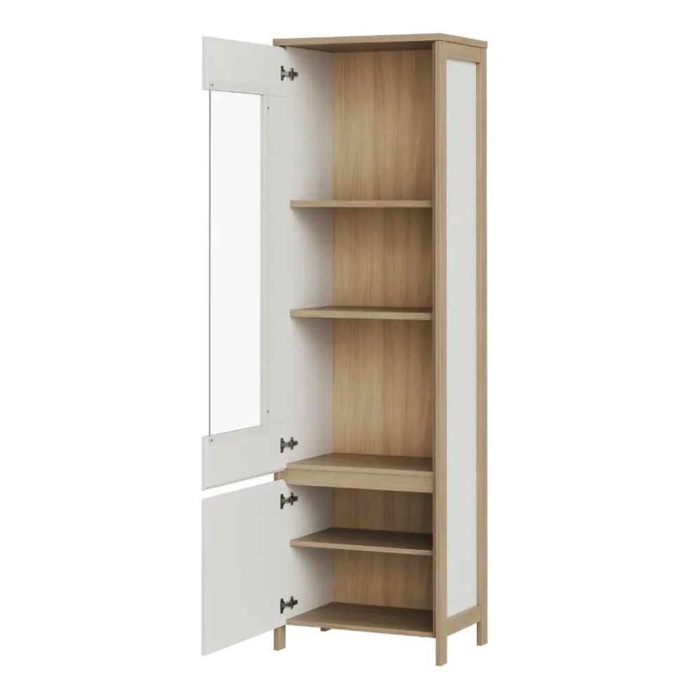 Anbauwand-Möbelset in Weiß - Ovidio (dreiteilig)