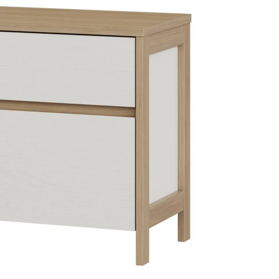 Anbauwand-Möbelset in Weiß - Ovidio (dreiteilig)