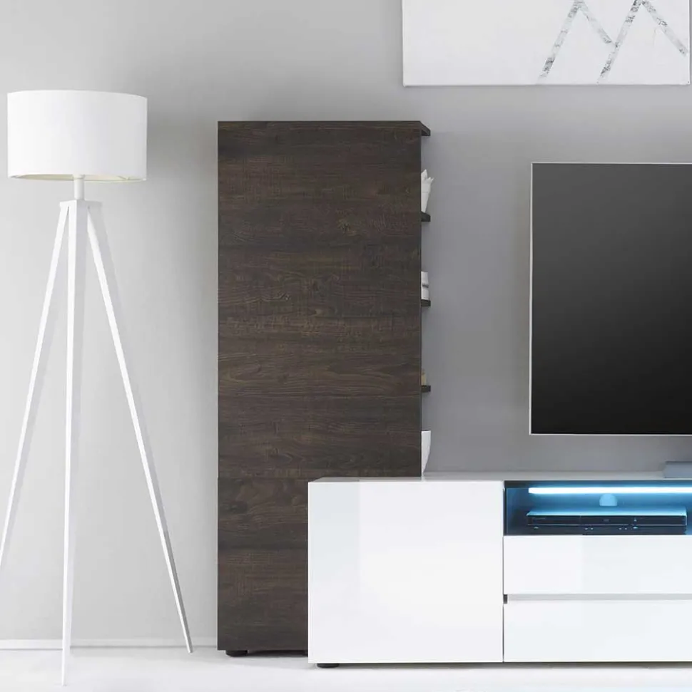 Anstellregal Element Riconia in Wenge Braun