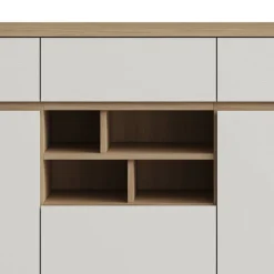 Arbeitszimmer Möbel-Kombi in Weiß - Ovidio (dreiteilig)