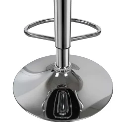 Armlehnen Barstuhl in Braun & Chrom - Usavina (2er Set)