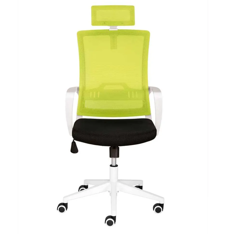 Armlehnen Computerstuhl in Hellgrün & Schwarz - Veronica