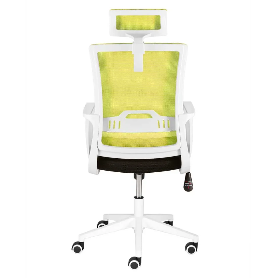 Armlehnen Computerstuhl in Hellgrün & Schwarz - Veronica