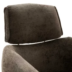 Armlehnen Drehstuhl in Braun - Arjama (2er Set)