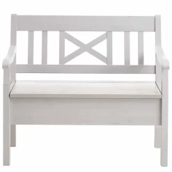 Armlehnen Esszimmerbank Onesti mit Truhe