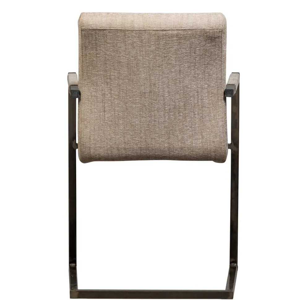 Armlehnen Freischwinger in Beige - Sentata (2er Set)