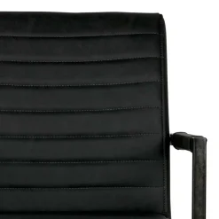 Armlehnen Freischwinger in Anthrazit - Birte (2er Set)