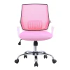 Armlehnen Schreibtischstuhl in Rosa & Weiß - Nadele