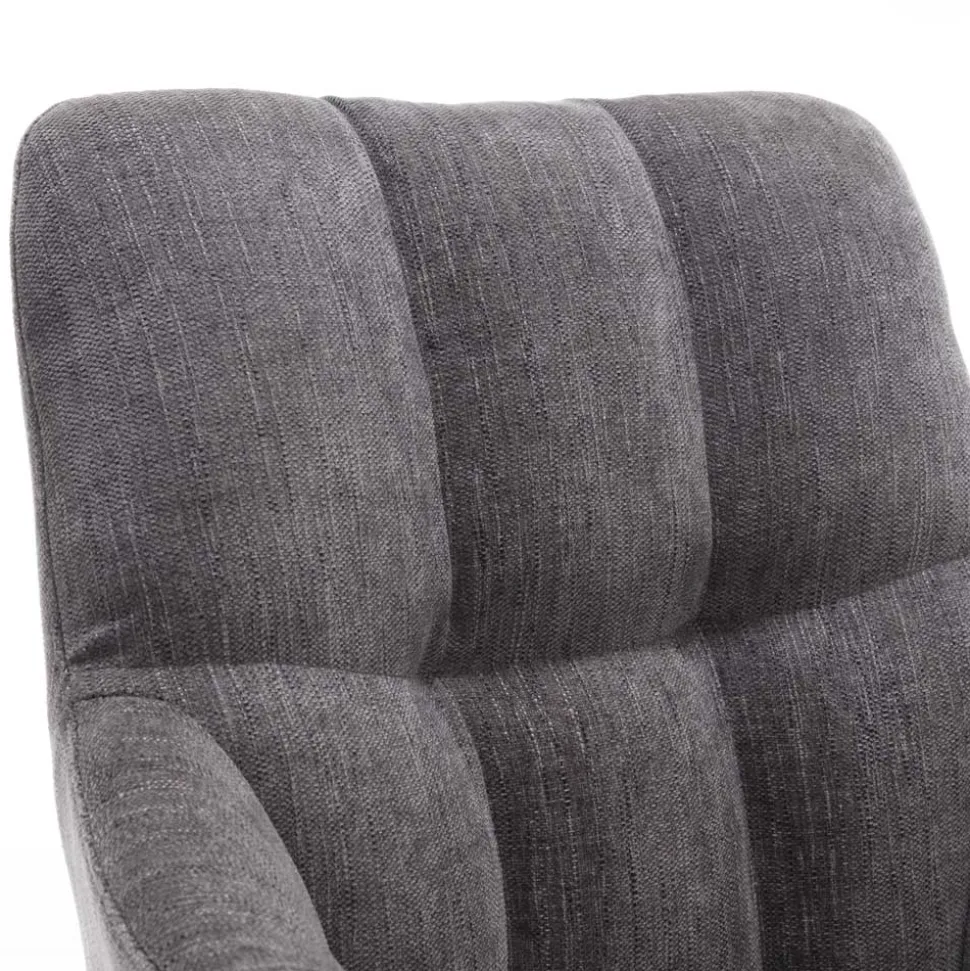 Armlehnen-Küchenstuhl in Grau - Doinera (2er Set)