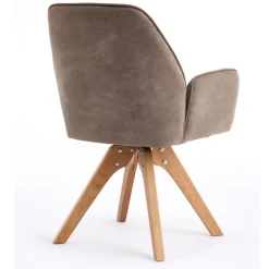 Armlehnenstühle in Schlammfarben - Ellis (2er Set)