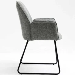 Armlehnenstühle mit Bügelgestell - Ykan (2er Set)