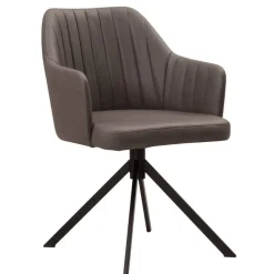 Armlehnenstuhl in Dunkelbraun - Tadahiro