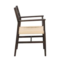 Armlehnenstuhl in Eiche Dunkel - Gardaz
