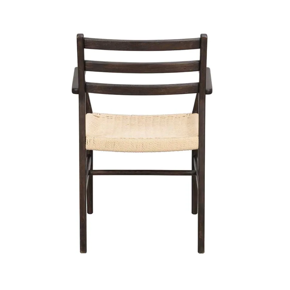 Armlehnenstuhl in Eiche Dunkel - Gardaz