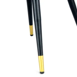 Armlehnenstuhl in Schwarz und Gold - Scope