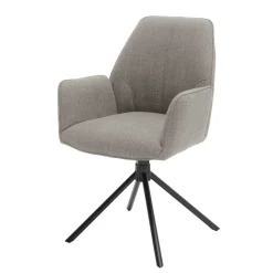 Armlehnenstuhl mit Drehgestell - Leak (2er Set)