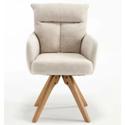 Armlehnenstuhl mit Federkern - Elliot (2er Set)