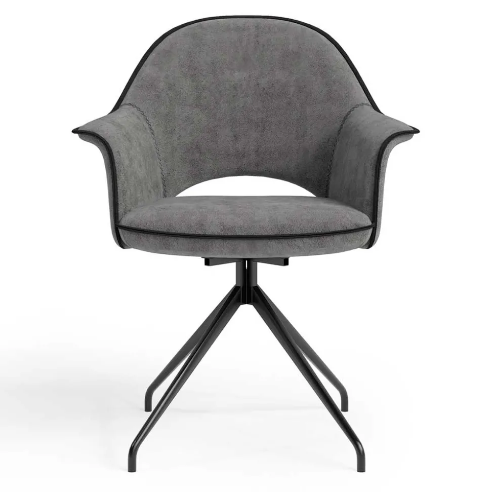 Armlehnenstuhl um 180 Grad drehbar - Watenora (2er Set)