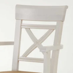 Armlehnstuhl Lugon aus Massivholz Kiefer (2er Set)