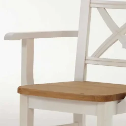 Armlehnstuhl Lugon aus Massivholz Kiefer (2er Set)